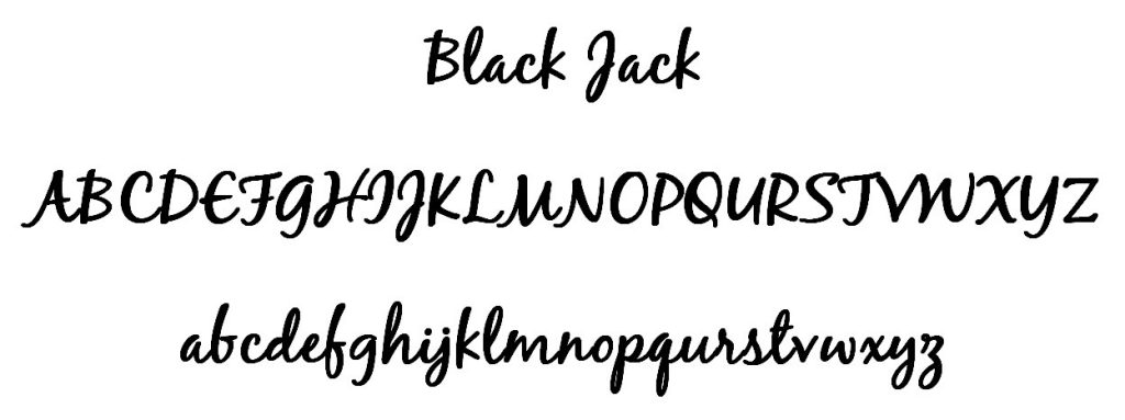 Black Jack Font